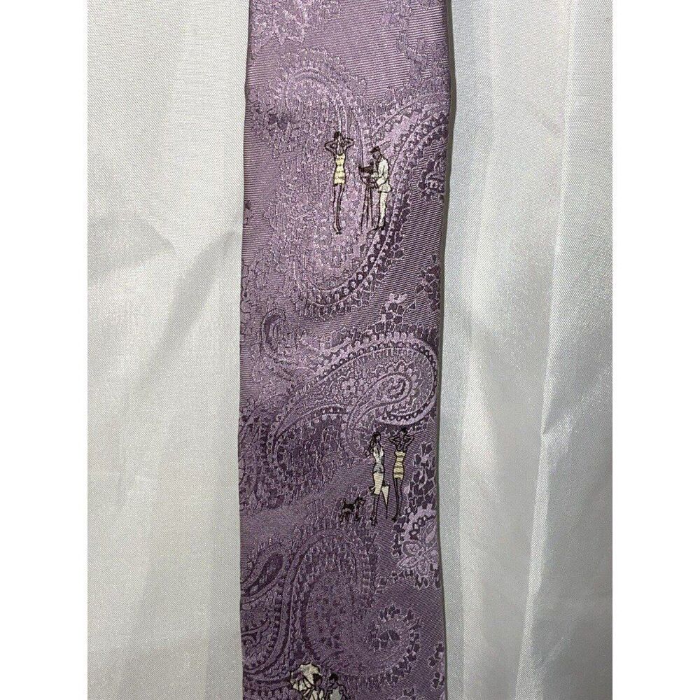 Pre Owned Vintage Ralph Lauren Purple Silk Tie.